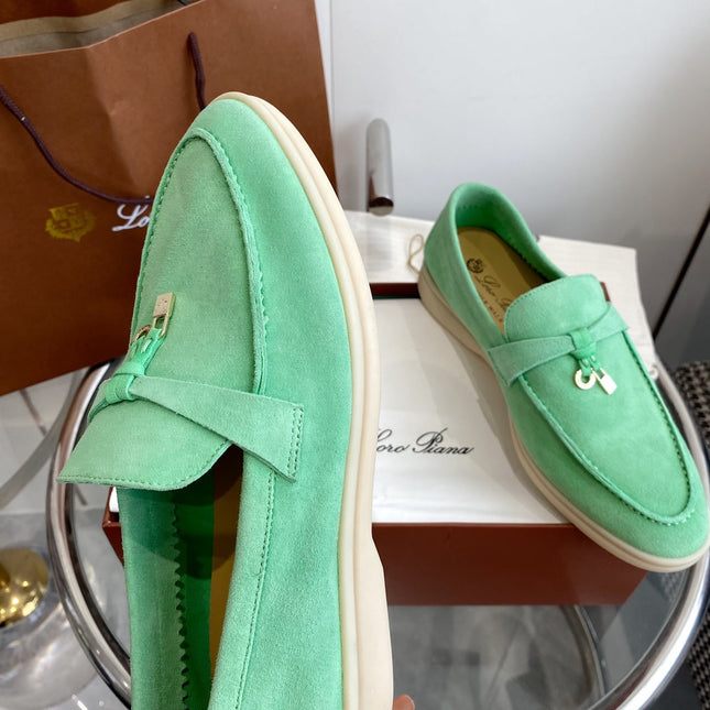 LP SUMMER CHARMS WALK LOAFERS MINT SUEDE