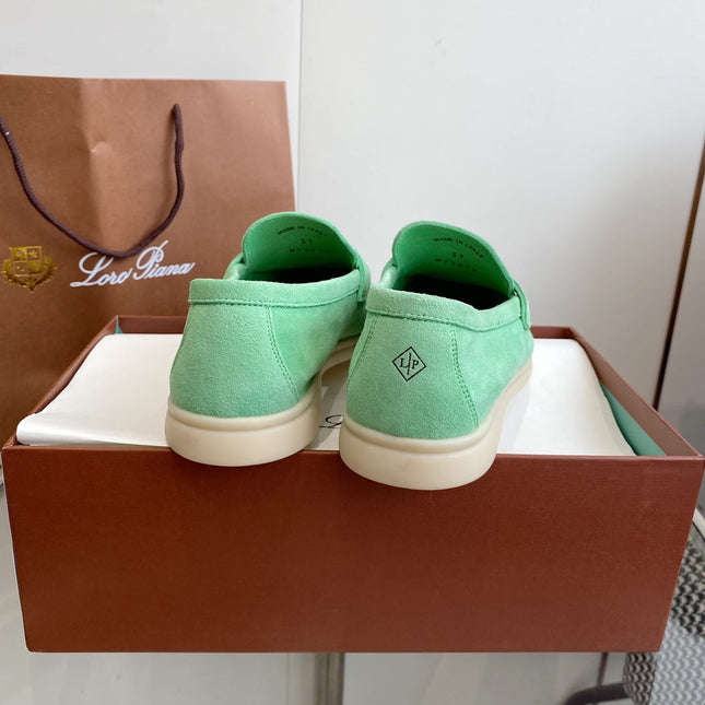 LP SUMMER CHARMS WALK LOAFERS MINT SUEDE