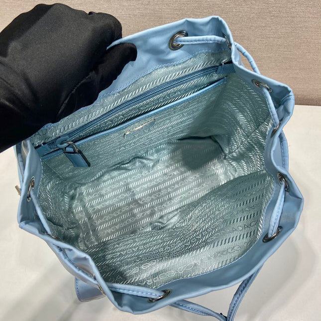 SMALL BACKPACK 28 IN SKY BLUE PARACHUTE FABRIC