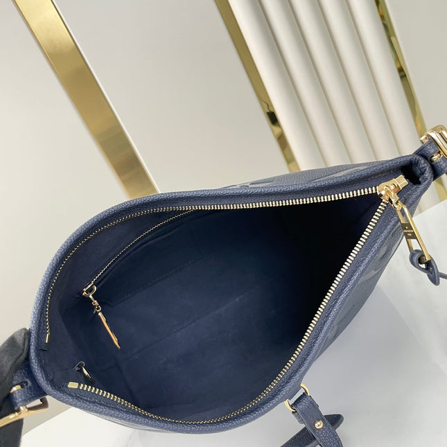 CARRYALL 29 IN DARK NAVY MONOGRAM EMPREINTE LEATHER