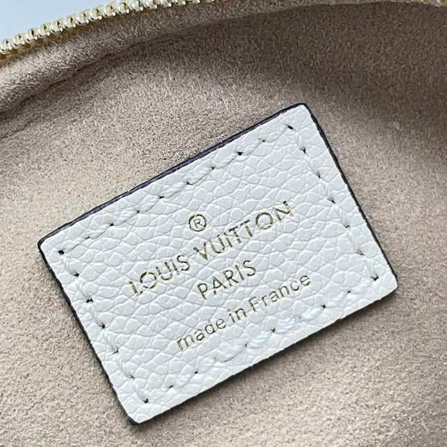 MINI BUMBAG 17 IN CREAM MONOGRAM EMPREINTE LEATHER GOLD HARDWARE