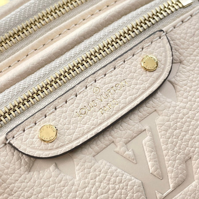 MINI BUMBAG 17 IN CREAM MONOGRAM EMPREINTE LEATHER GOLD HARDWARE