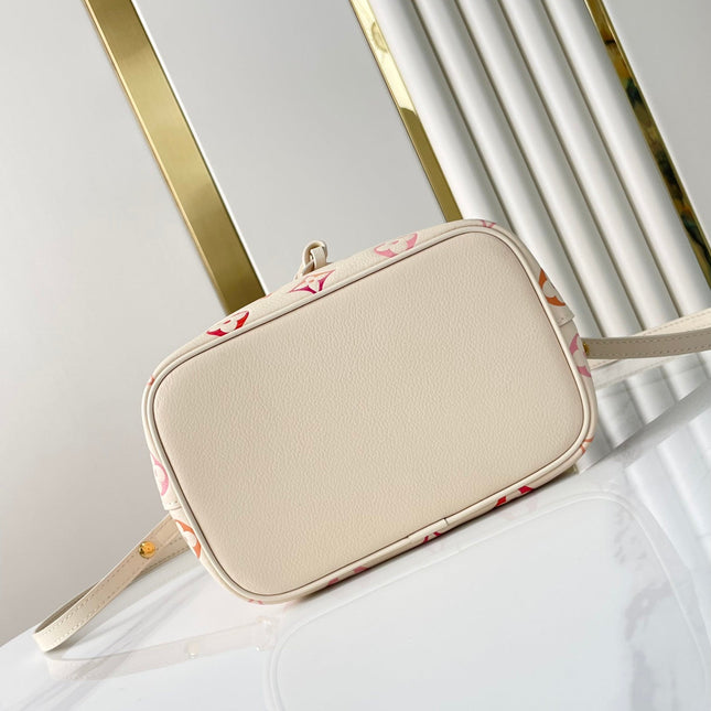 NÉONOÉ BB 20 IN SUNRISE AQUARELLE MONOGRAM EMPREINTE LEATHER