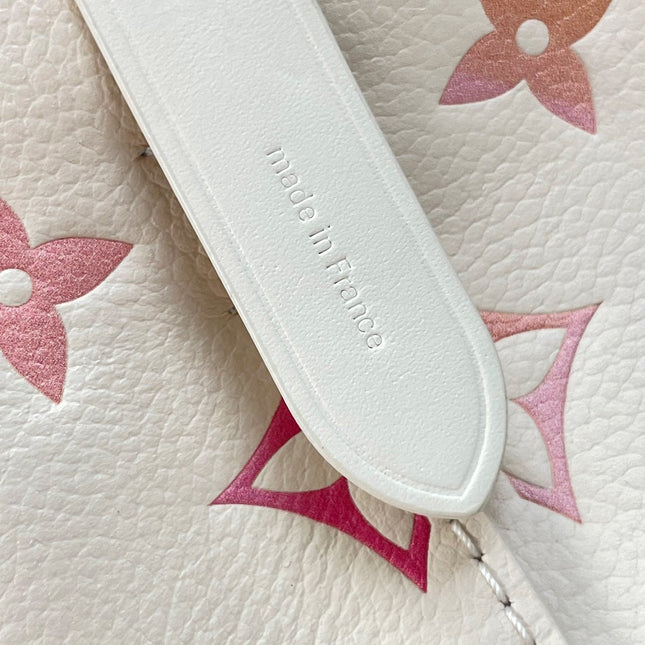 NÉONOÉ BB 20 IN SUNRISE AQUARELLE MONOGRAM EMPREINTE LEATHER