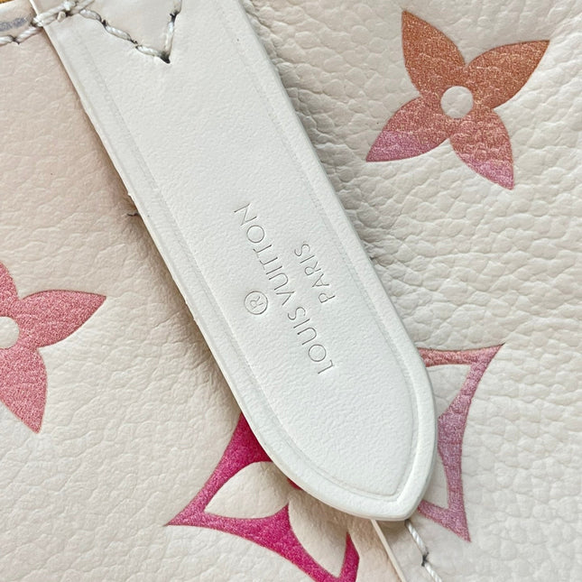 NÉONOÉ BB 20 IN SUNRISE AQUARELLE MONOGRAM EMPREINTE LEATHER