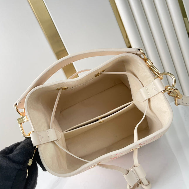 NÉONOÉ BB 20 IN SUNRISE AQUARELLE MONOGRAM EMPREINTE LEATHER