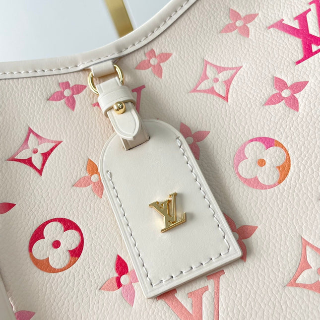 CARRYALL PM 29 IN SUNRISE AQUARELLE MONOGRAM EMPREINTE LEATHER