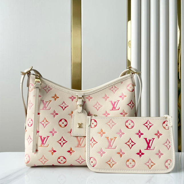 CARRYALL PM 29 IN SUNRISE AQUARELLE MONOGRAM EMPREINTE LEATHER