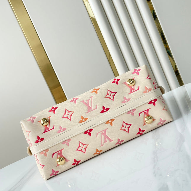 CARRYALL PM 29 IN SUNRISE AQUARELLE MONOGRAM EMPREINTE LEATHER