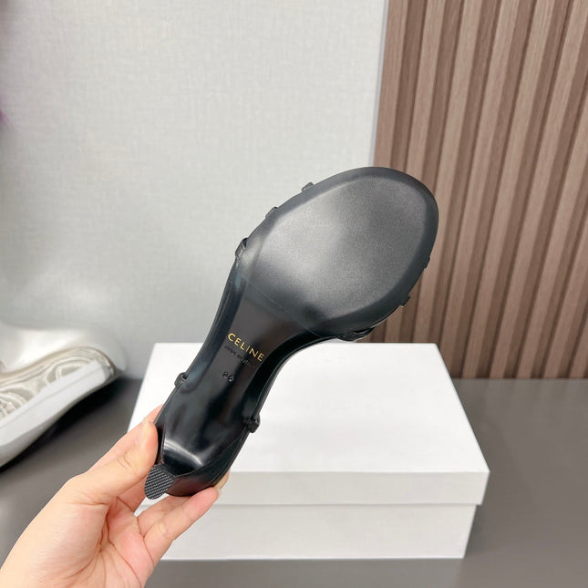 CUIR TRIOMPHE SANDAL IN LAMBSKIN BLACK