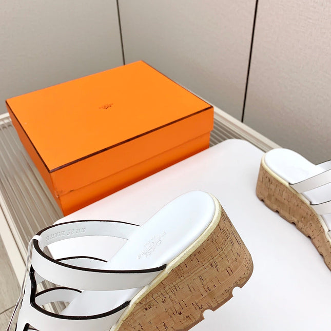 ISABELLA 30 SANDAL IN WHITE CALFSKIN