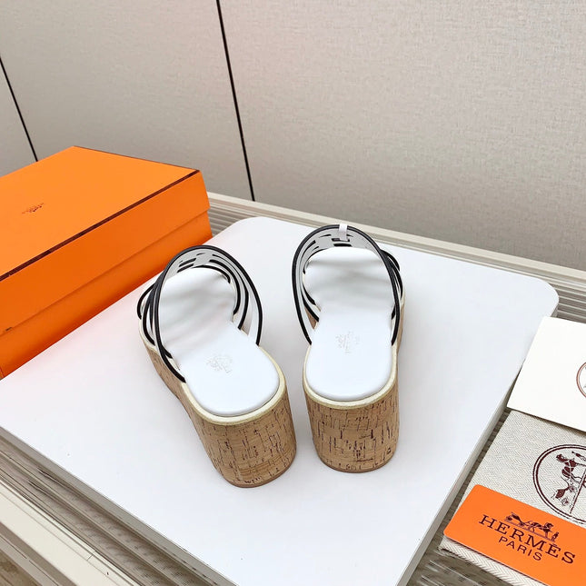 ISABELLA 30 SANDAL IN WHITE CALFSKIN