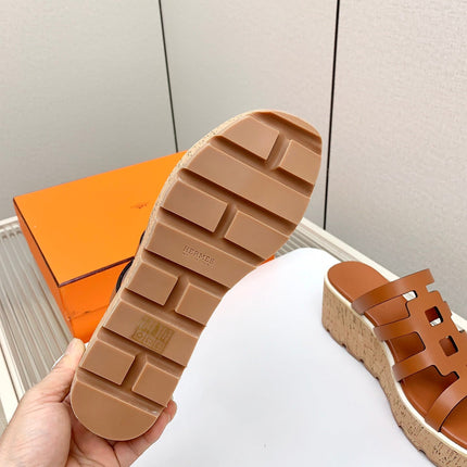 ISABELLA 30 SANDAL IN BRONZE BROWN CALFSKIN