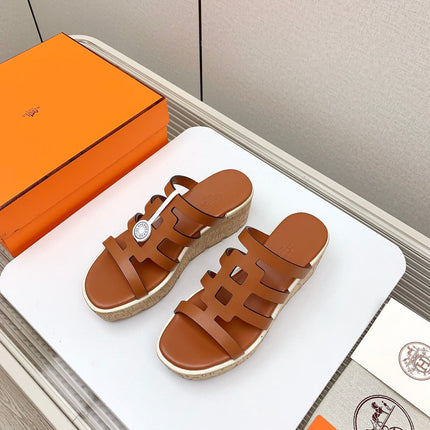 ISABELLA 30 SANDAL IN BRONZE BROWN CALFSKIN