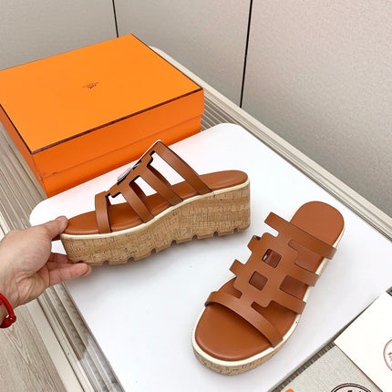 ISABELLA 30 SANDAL IN BRONZE BROWN CALFSKIN