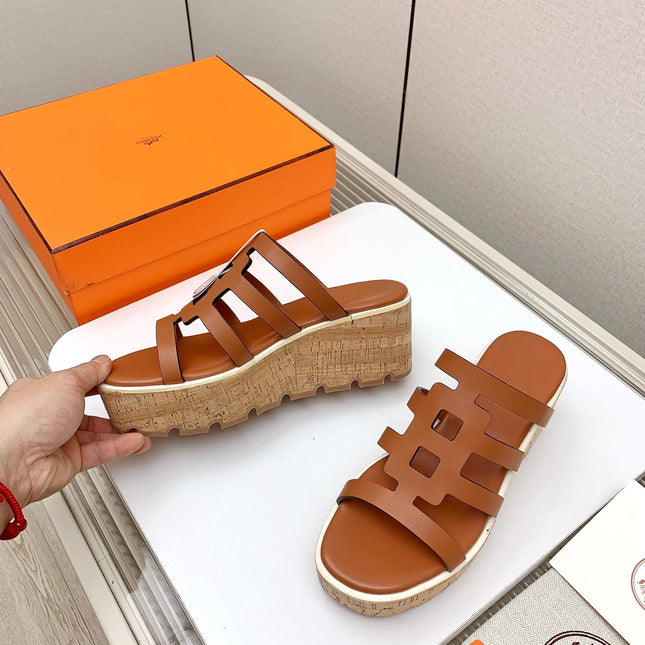 ISABELLA 30 SANDAL IN BRONZE BROWN CALFSKIN