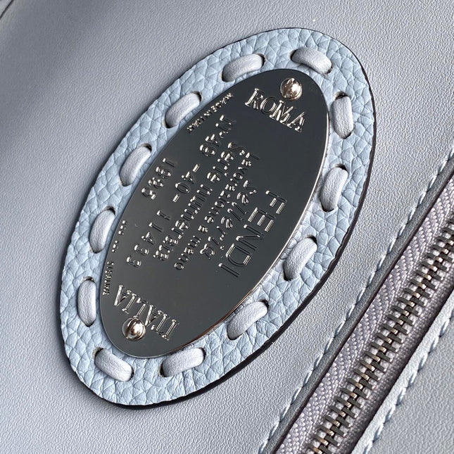 Fend Baguette 27 Bag Baby Blue Calfskin Shw