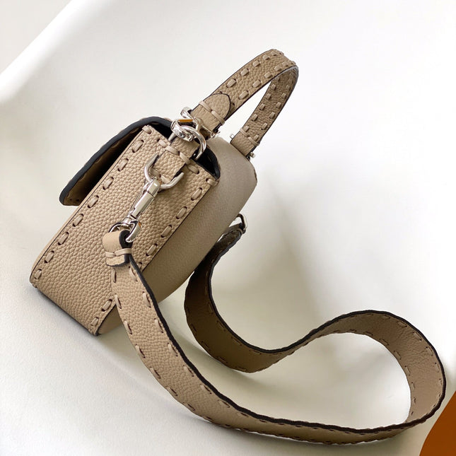 Fend Baguette 27 Bag Brown Calfskin Shw