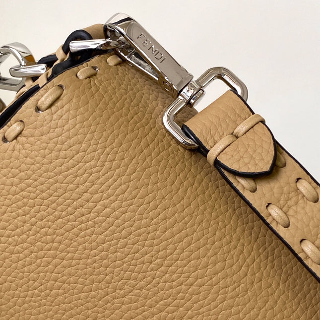 Fend Baguette 27 Bag Light Brown Calfskin Shw