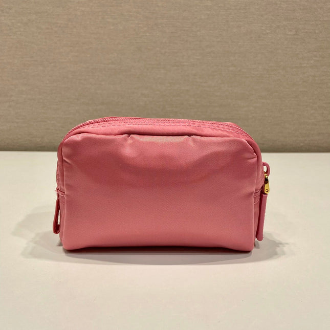 CLUTCH 12 IN CANDY PINK RE-NYLON