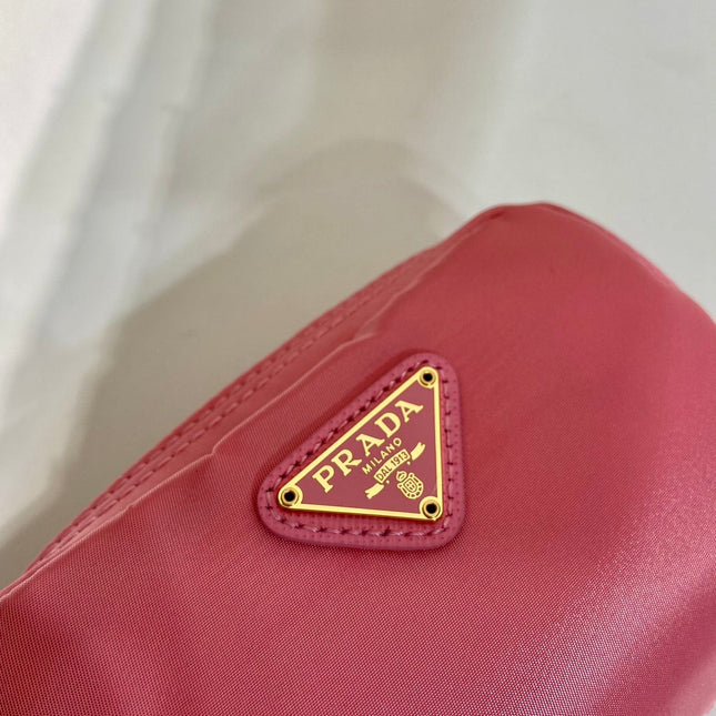 CLUTCH 12 IN CANDY PINK RE-NYLON