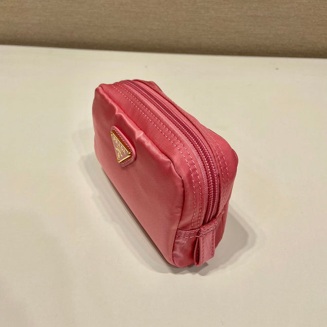 CLUTCH 12 IN CANDY PINK RE-NYLON