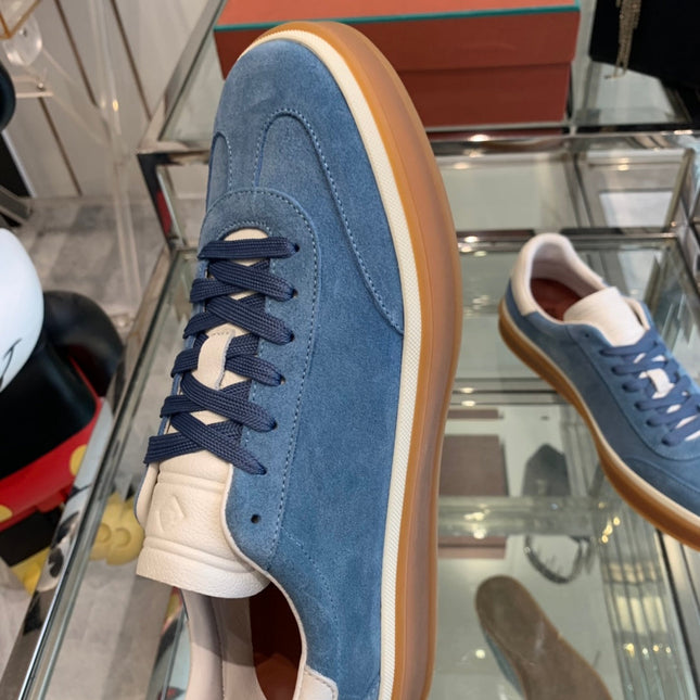 LP TENNIS WALK SNEAKERS AEGEAN SUEDE