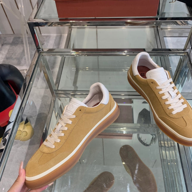 LP TENNIS WALK SNEAKERS CAMEL SUEDE
