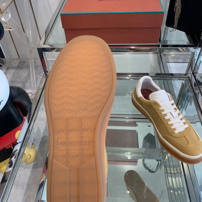 LP TENNIS WALK SNEAKERS CAMEL SUEDE
