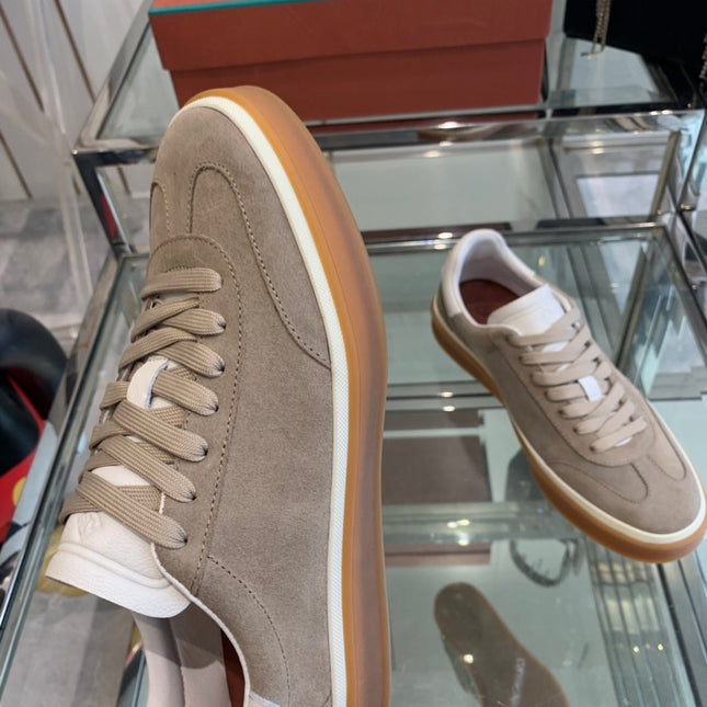 LP TENNIS WALK SNEAKERS LIGHT BROWN SUEDE