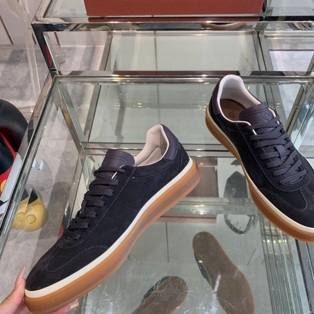 LP TENNIS WALK SNEAKERS CHARCOAL SUEDE