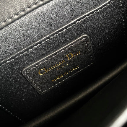 MINI ANGE 20 BAG IN BLACK CALFSKIN