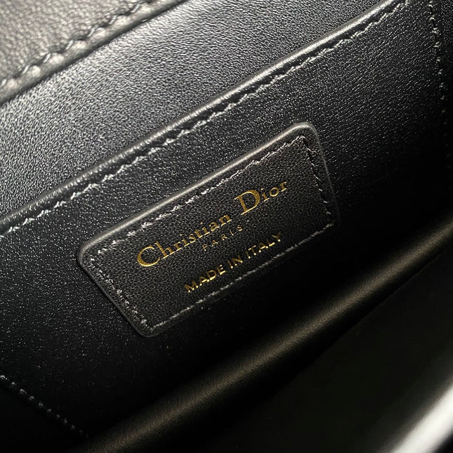 MINI ANGE 20 BAG IN BLACK CALFSKIN