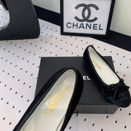 BALLET FLAT BLACK VELVET