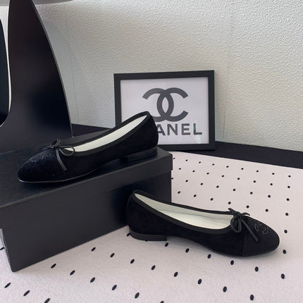 BALLET FLAT BLACK VELVET
