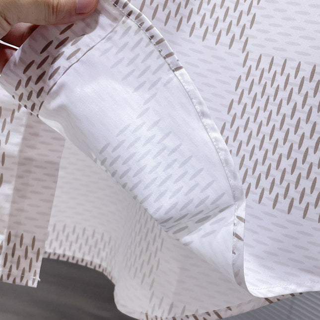 LV LONG-SLEEVED SHIRT IN WHITE DAMIER COTTON 238802