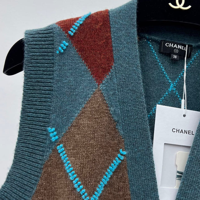 CHANEL 25S SET KNIT VEST STYLE 255