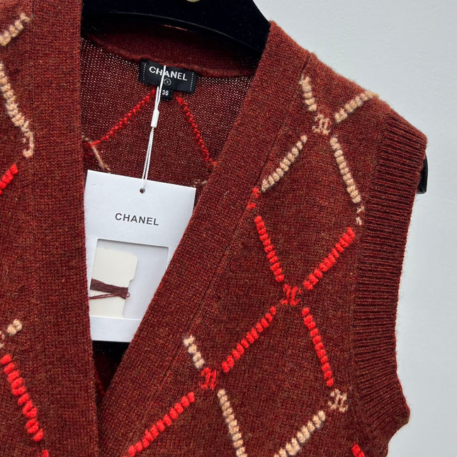 CHANEL 25S SET KNIT VEST STYLE 256