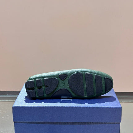 CD ODÉON LOAFER DARK GREEN CALFSKIN