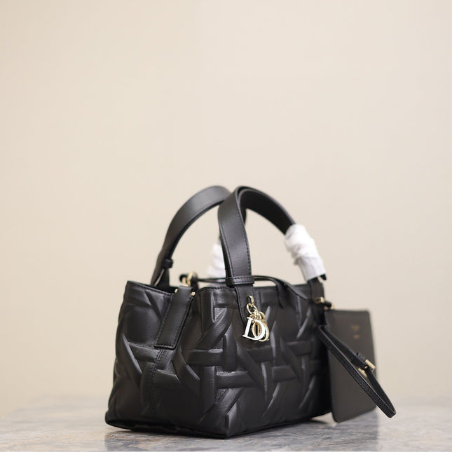 MINI TOUJOURS BAG 23 IN BLACK CANNAGE GRAPHIC CALFSKIN