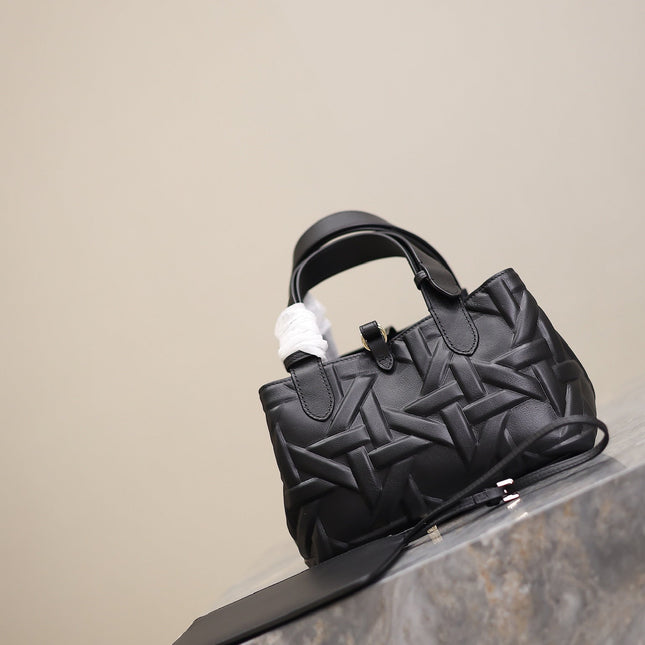 MINI TOUJOURS BAG 23 IN BLACK CANNAGE GRAPHIC CALFSKIN
