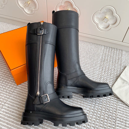 JAIME BOOT IN BLACK CALFSKIN
