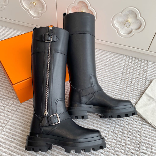 JAIME BOOT IN BLACK CALFSKIN