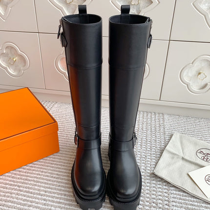 JAIME BOOT IN BLACK CALFSKIN