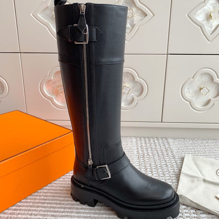 JAIME BOOT IN BLACK CALFSKIN