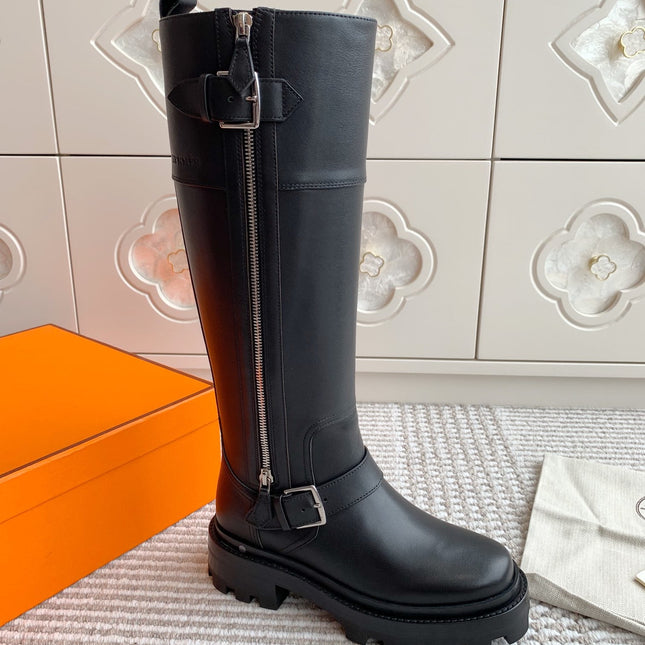 JAIME BOOT IN BLACK CALFSKIN