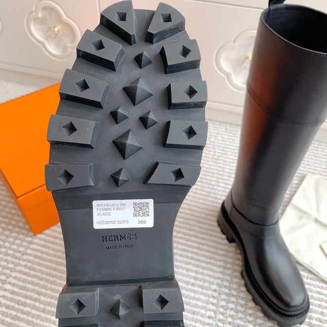 JAIME BOOT IN BLACK CALFSKIN