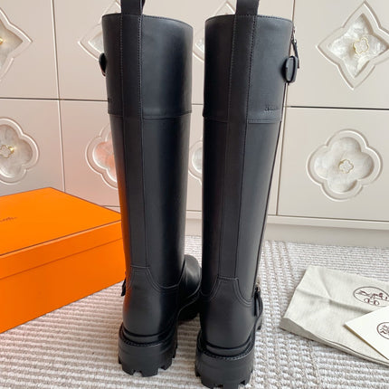 JAIME BOOT IN BLACK CALFSKIN