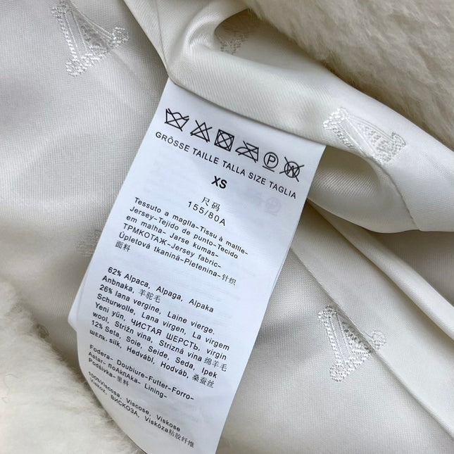 DIOR 25S CROPPED TEDDY JACKET STYLE 245