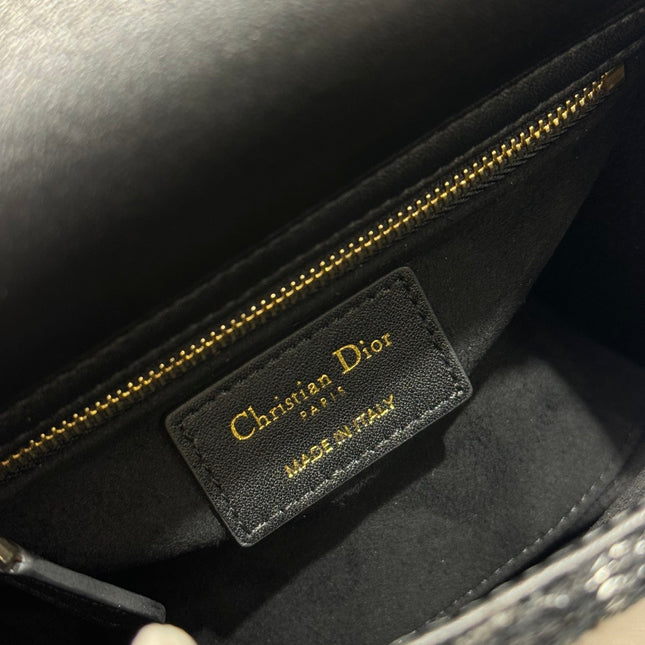 MINI 17 LADY BAG IN BLACK CANNAGE TWEED